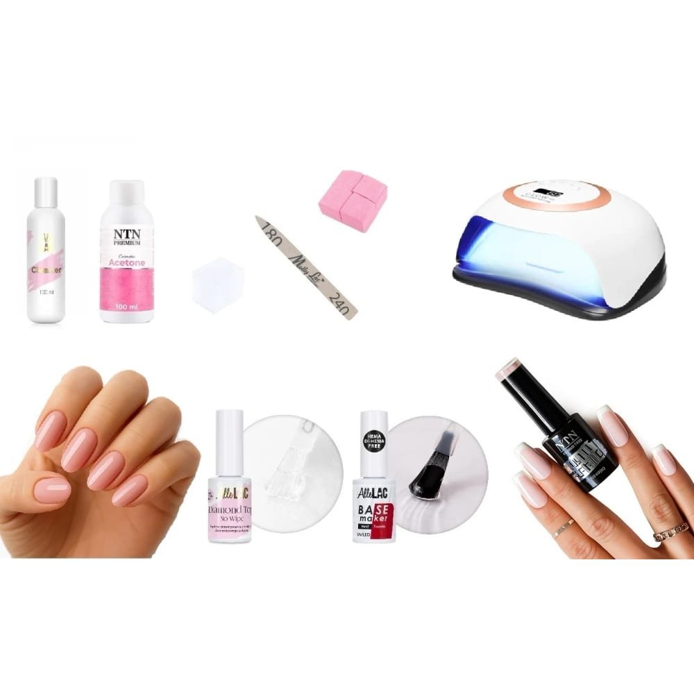 NTN Premium · Geelilakka aloituspakkaus kynsiuunilla Premium
